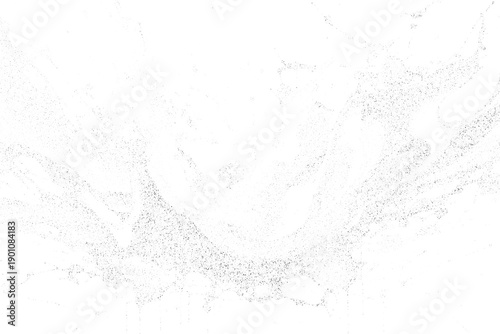 Abstract wave silver glitter explosion with liquid metal and spray effect. png