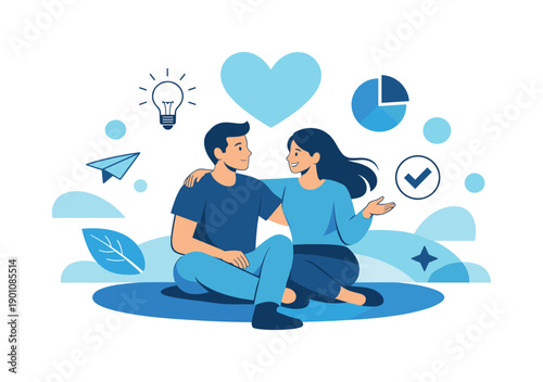 Story completed visually. Final scene resolving the narrative, motion lines fading into calm shapes. Sense of