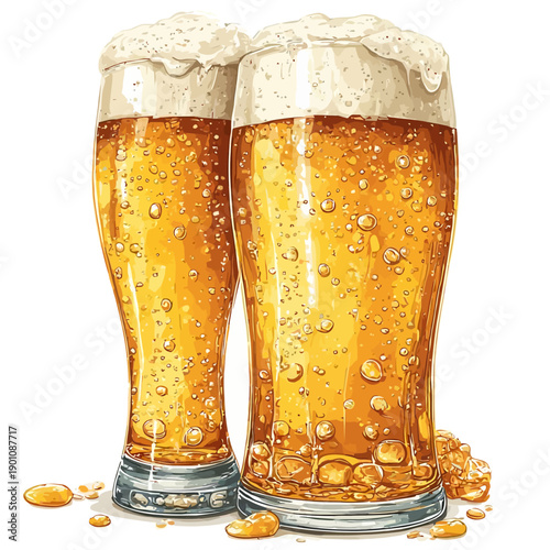 Beer Drink Very Delicious and Cool