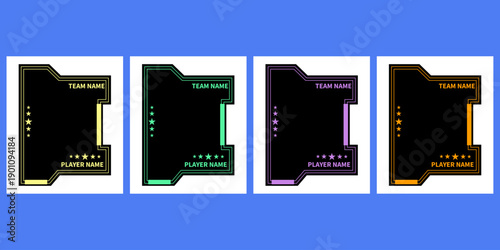 Card baseball frame number one player card set