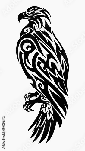 eagle tattoo vector