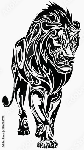 vector illustration of a tiger