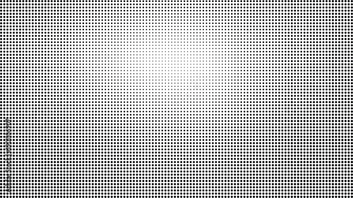 Abstract grayscale halftone dot pattern with a subtle light effect and gradient, perfect for a versatile digital background on a Transparent Background, PNG