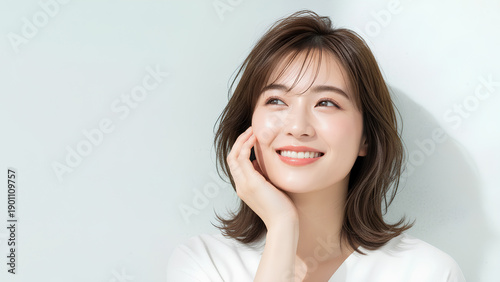 ナチュラルな女性の美容ポートレート