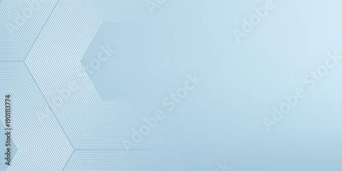 Digital abstract background hexagon lines on gray background. Futuristic digital network stripe line art design for poster, brochure, cover, website, banner