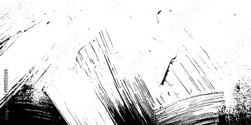 Abstract texture grunge made of diagonal streaks and distressed lines, black ink on a white background. grunge scratch patterns, chaotic linear noise. dirty monochrome pattern of the old worn surface.