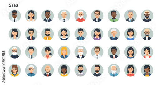Diverse collection of friendly, professional profile avatars representing various ages and ethnicities.