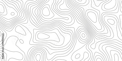 Topographic map background with geographic grid for hiking and mountain sport. luxury topographic wavy pattern and geographic grid map design. paper texture Imitation of a geographical map shades.