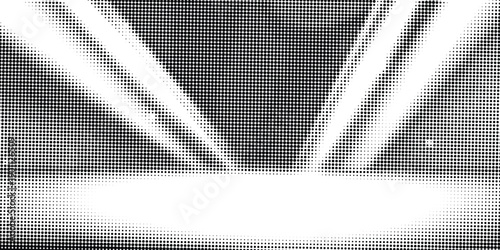 Set of halftone dots gradient pattern texture isolated on white background. Straight dotted spots using halftone circle dot raster texture. Vector blot half tone collection. eps10