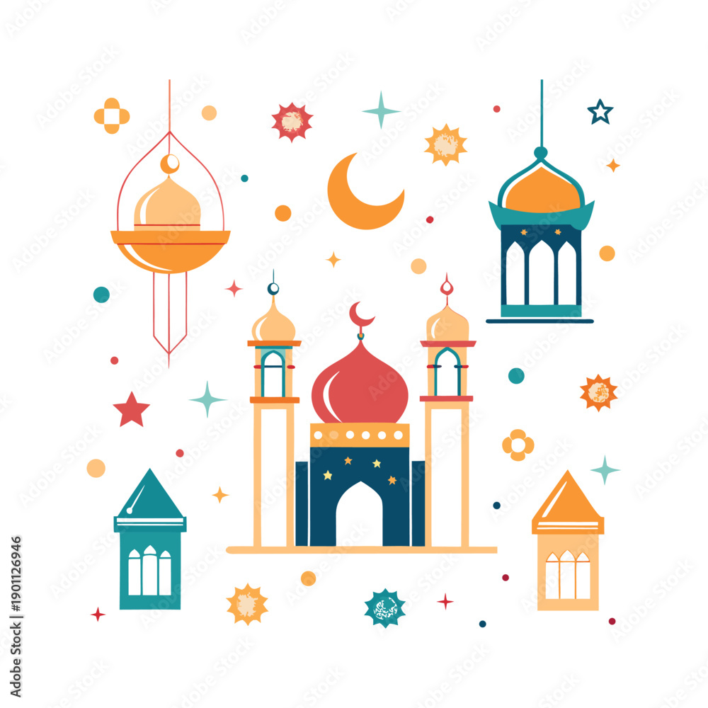 Fototapeta premium eid background