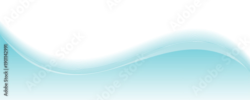 Abstract blue wave background, minimal wave design concept, vector illustration. for banner, banner.