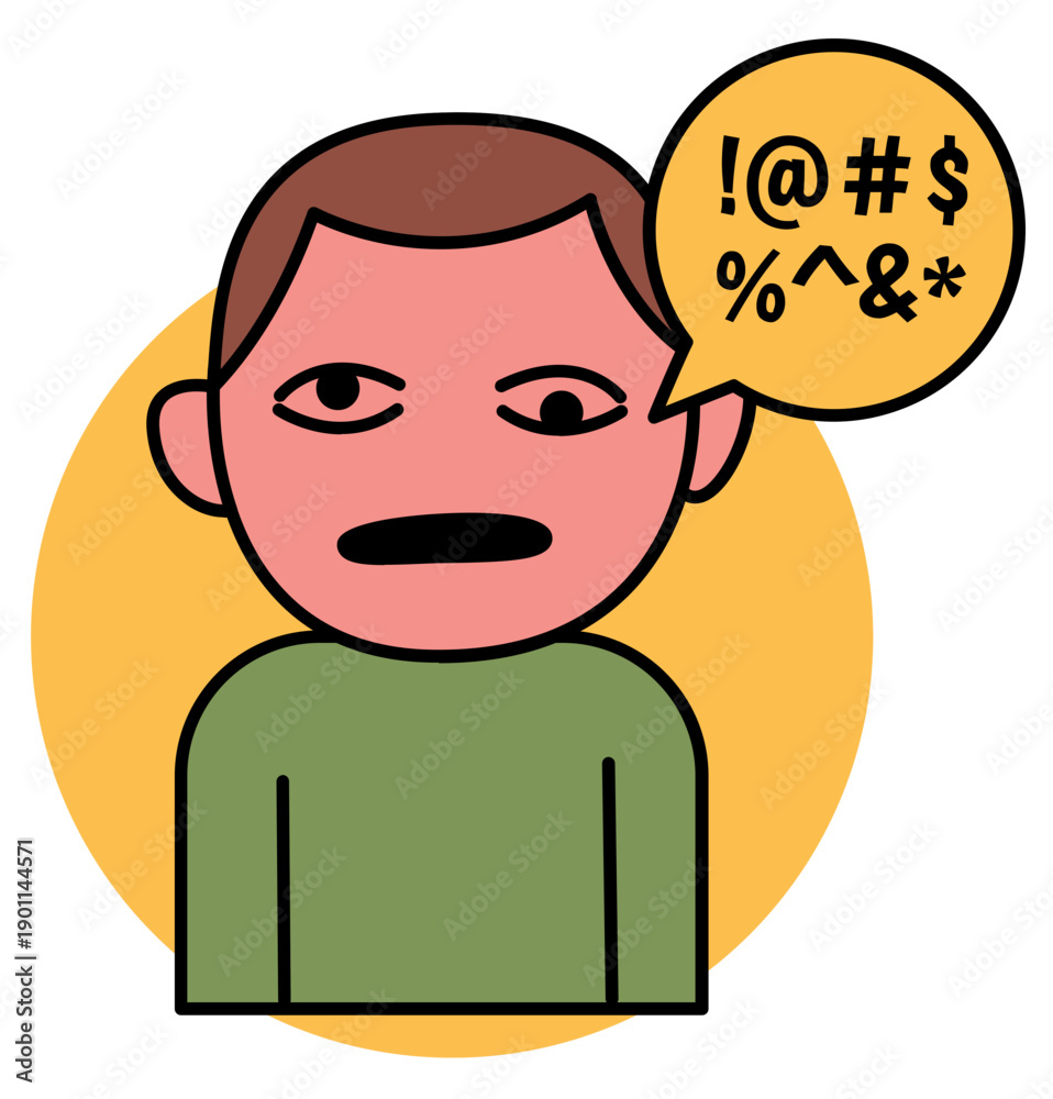 Obraz premium An image of altered consciousness cartoon character