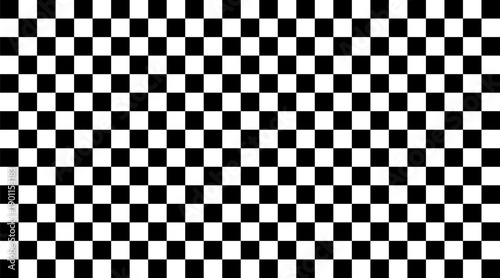 Black and white checkerboard frame. Black White Checkered Border. Classic checkered race flag car finish line or start line. Flat vector illustration isolated on transparent background