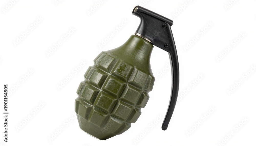 Fototapeta premium Military action grenade display battlefield product image tactical environment close-up view explosive concept