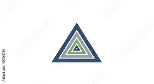 Geometric Triangle Shape Design Element.
