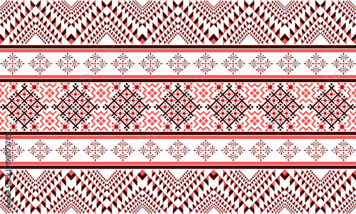 Geometric Ethnic pattern,
Native American tribal fabric, tile, carpet, vector,
illustration design, on background, Pattern fabric pixel, design for background, clothing, decorative, drapery, cloth