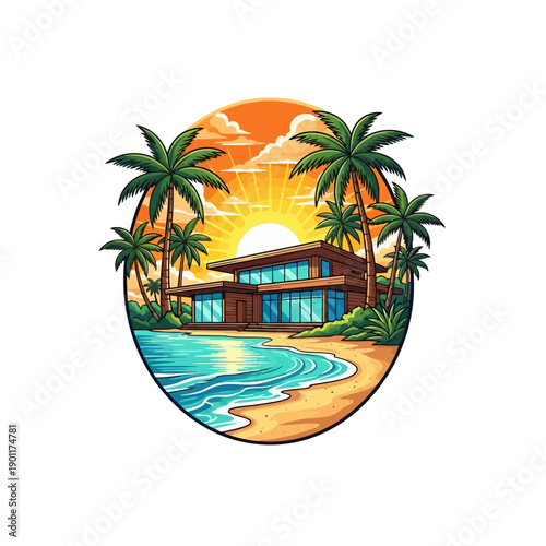 Set of colorful flat icons representing different types of weather: sun, clouds, rain, snow, and storm