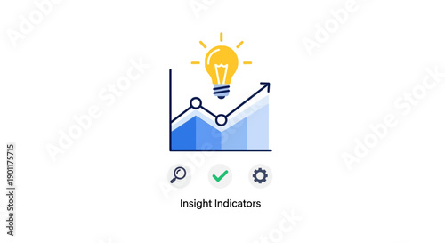 Insight indicators business growth concept.