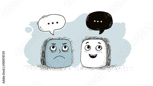 communication vector illustration islotaed on white background 