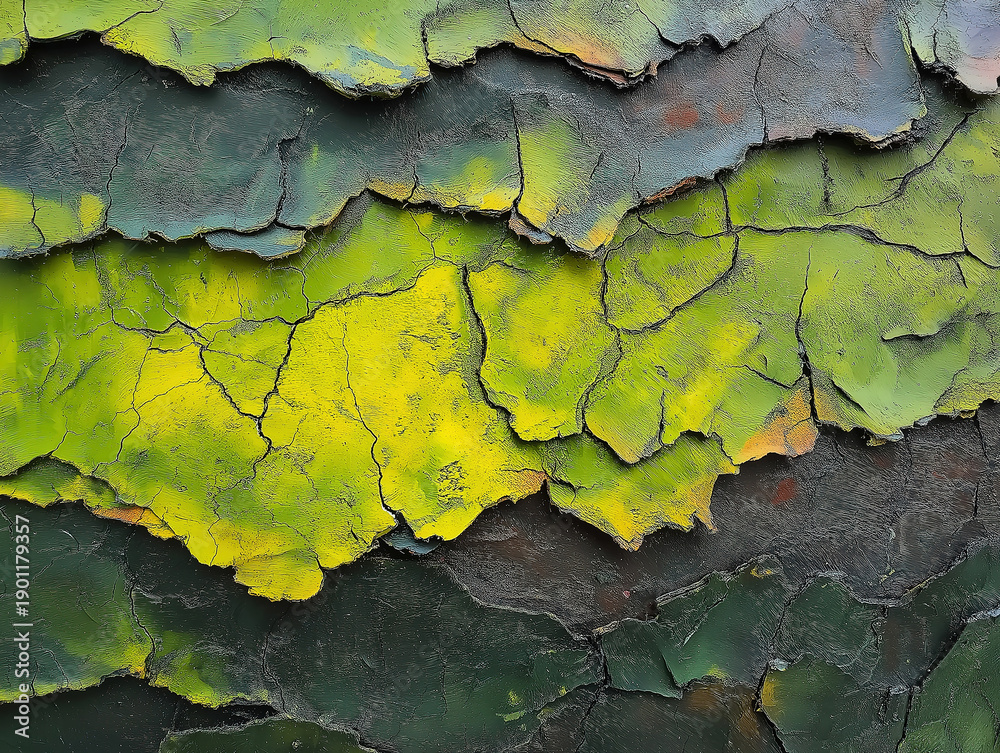 Obraz premium Soft Green Moss Covering the Rugged Texture of Tree Bark