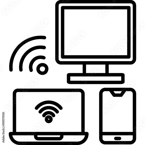 Multiple connected devices Icon