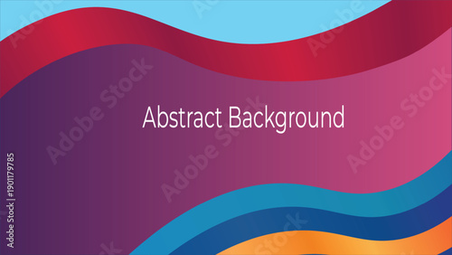 Abstract wavy gradient background design
