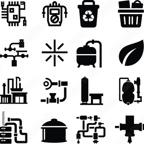 Industrial and Recycling Symbols