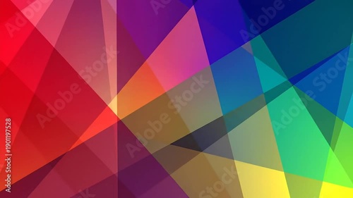 Abstract geometric shapes overlapping with vibrant colors creating a modern artistic background.