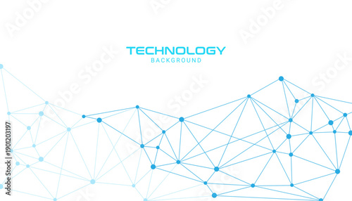 Dynamic abstract network mesh background with colorful connected nodes and geometric lines representing digital communication, big data connections, and futuristic technology structure design.