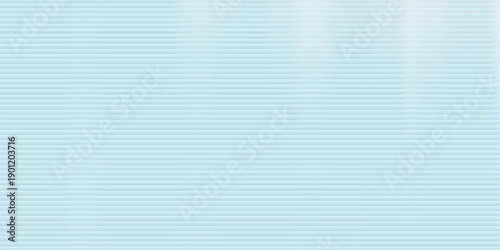 Vector ribbed glass texture background. Light grey white ribbed glass. Mesh gradient. acrylic ribbed bath surface. Ribbed glass background semitransparent overlay.