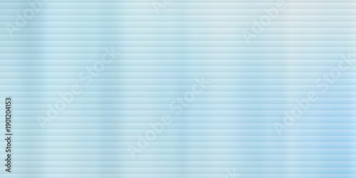 Vector ribbed glass texture background. Light grey white ribbed glass. Mesh gradient. acrylic ribbed bath surface. Ribbed glass background semitransparent overlay.