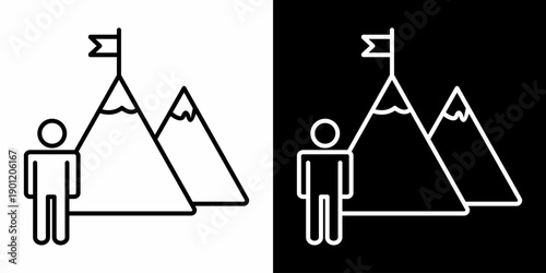 Mission  White Icon Set Design 