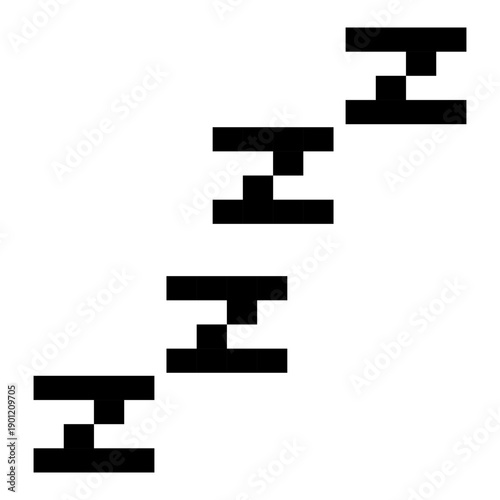 Sleeping Snoring Zzz Symbol Pixel