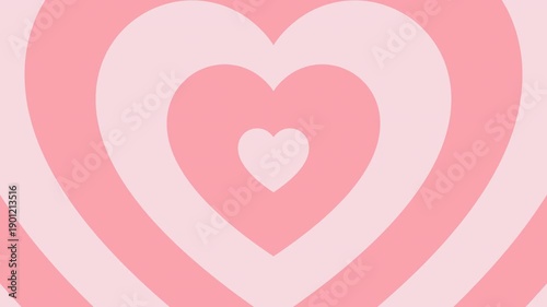 loop pink heart background