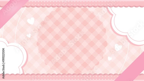 loop pink cute background