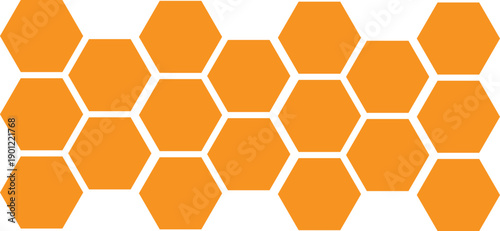 Hexagonal Photo Collage Grid Honeycomb Style