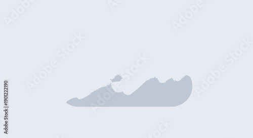 Simple Cumulus Cloud Icon - A Minimalist Representation of Weather and Sky Elements