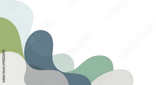 Abstract Layered Shapes Design Background 