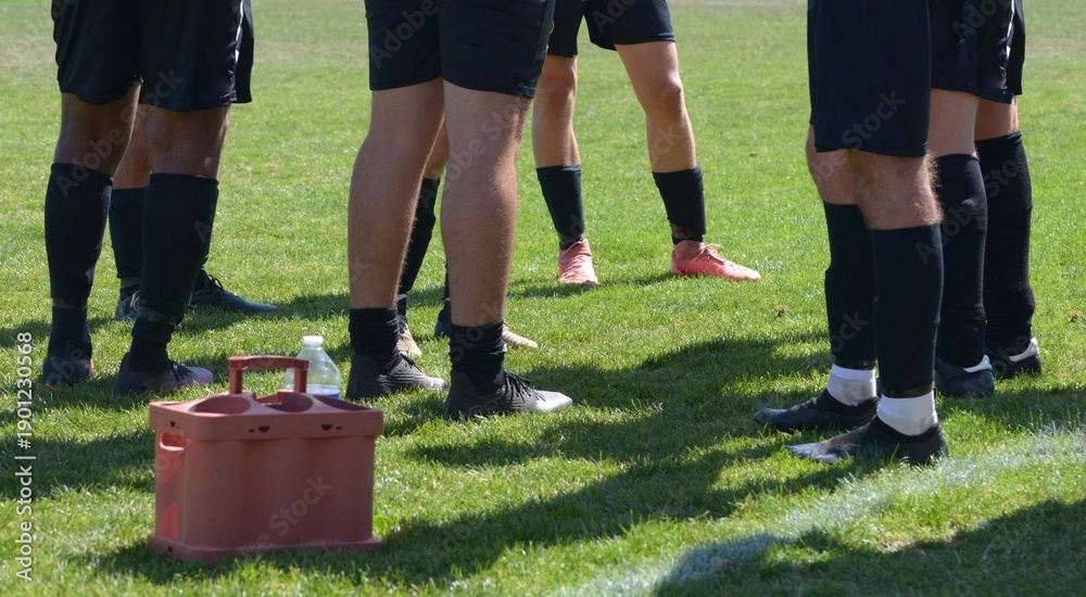 Fototapeta premium L'entrainement au football