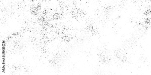White, black dust overlay distress grungy grain, noise effect paint wall. small particles of debris and dust. crack and scratch dust paint concrete wall. subtle halftone grunge urban texture vector.