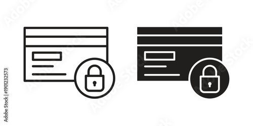 Credit limit icon for mobile concept and web apps, editable stroke