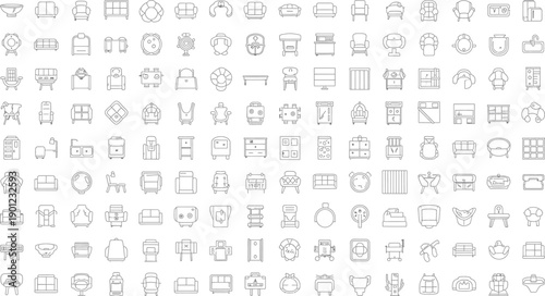 A collection of assorted ancient symbols isolated on transparent background