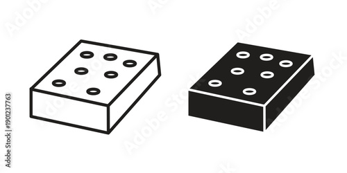 Halva icon for mobile concept and web apps, editable stroke