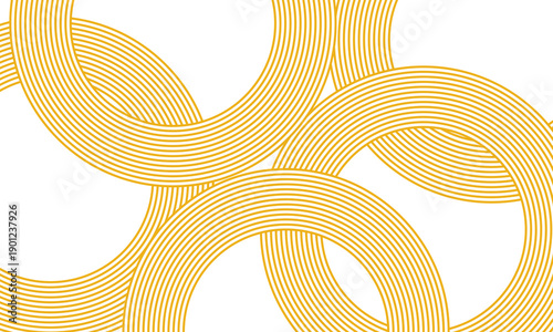 Yellow ramen pattern on white background. yellow wavy abstract pattern. macaroni yellow poster background. wave abstract pattern. wave line pattern. decoration