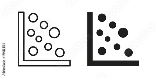 Heat Map icon for mobile concept and web apps, editable stroke