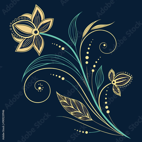 A solid dark navy blue background fills the entire frame presenting a minimalist and monochromatic aesthetic high quality professional