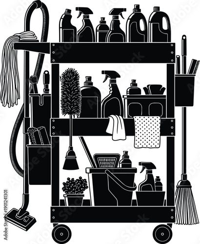 Silhouette of Indian Kathak dancers, classical folk dance poses, traditional ethnic performers, set of male and female dancing figures, isolated on white background, vector