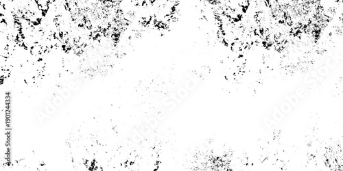 White, black dust overlay distress grungy grain, noise effect paint wall. small particles of debris and dust. crack and scratch dust paint concrete wall. subtle halftone grunge urban texture vector.