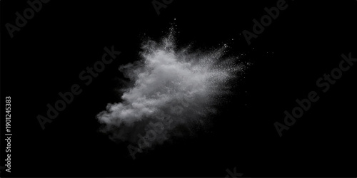 Black feather on dark abstract background with fire and smoke effects