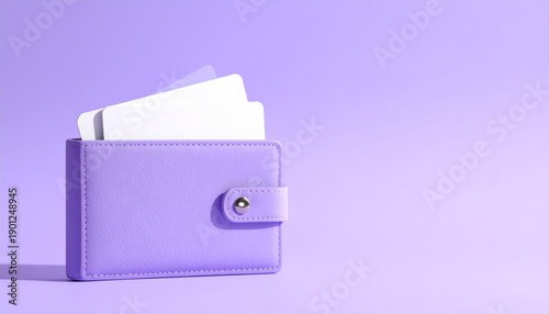 Premium leather wallet with cards and cash showcased in a close-up view highlighting the texture and stitching details